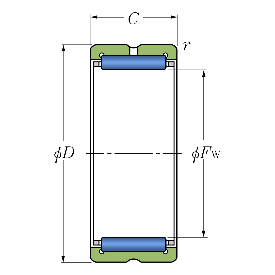 RNA/NK игольчатый без внутреннего кольца