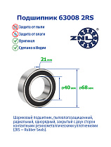 63008 2RS ZNL