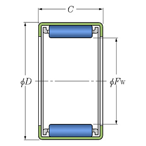Подшипник HK 6032 Схема