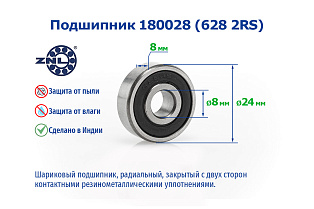 180028 (628 2RS) ZNL