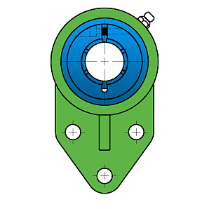 Подшипниковый узел UCFB 206 Схема