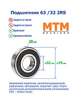 63 /32 2RS MTM