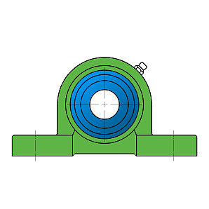 Подшипниковый узел UCP 305 Схема