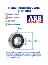 6000 2RS (180100) ARB