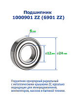 1000901 ZZ (6901 ZZ) NTRL