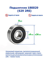 180029 (629 2RS) NTRL