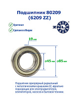 80209 (6209 ZZ) ZNL