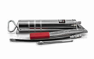 Шприц плунжерный 400гр PROFFI (с фиксированным клапаном) Сервис ключ