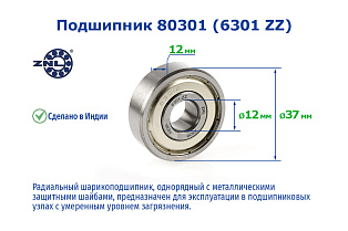 80301 (6301 ZZ) ZNL