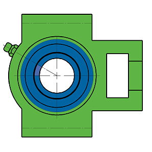 Подшипниковый узел UCT 213 Схема