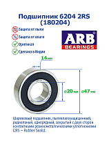 6204 2RS (180204) ARB