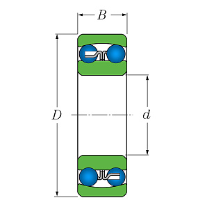 Подшипник 1210 Схема