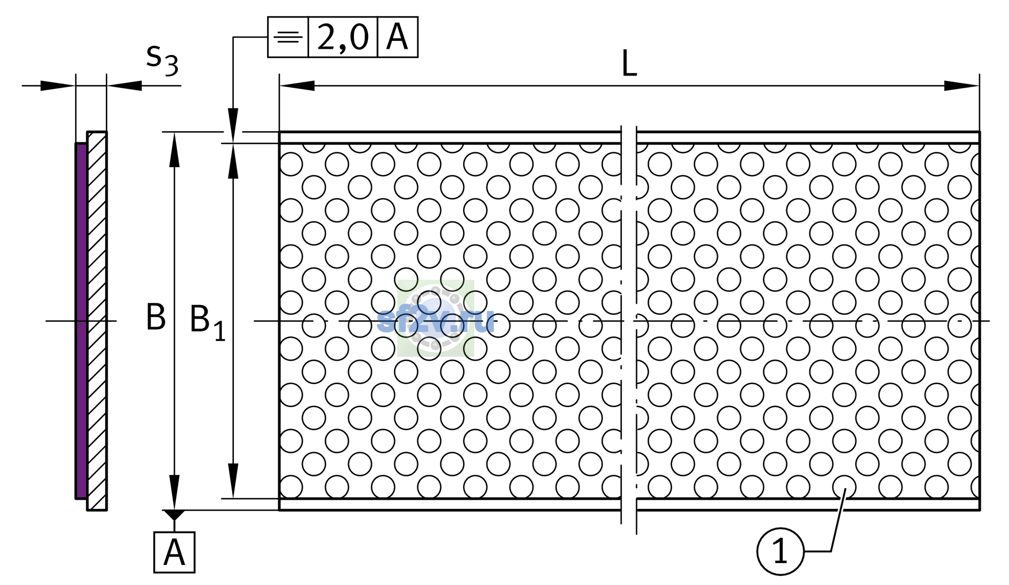Схема подшипника EGS20200-E50