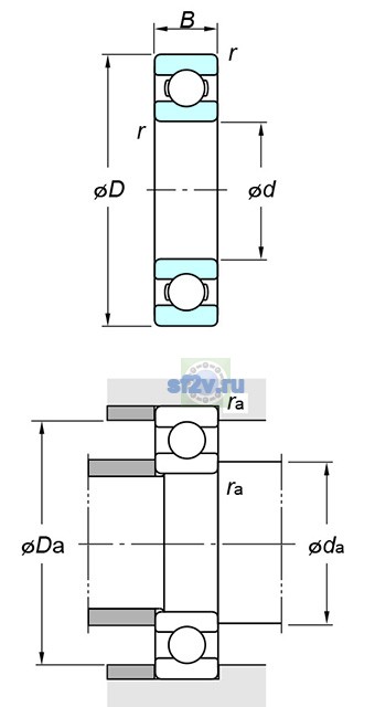 Фото подшипника 16072