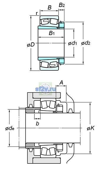 Фото подшипника 21315RZK+H315X