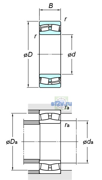 Фото подшипника 21320RH