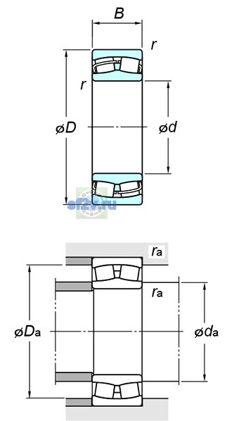 Фото подшипника 23048RR