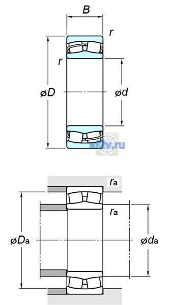 Фото подшипника 23140RHA