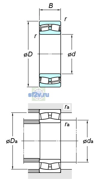 Фото подшипника 23140RR