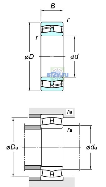 Фото подшипника 23220RH