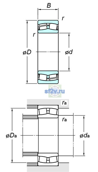 Фото подшипника 23244RHA