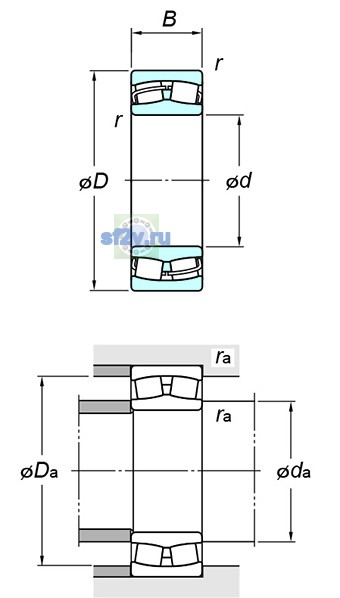 Фото подшипника 23268R