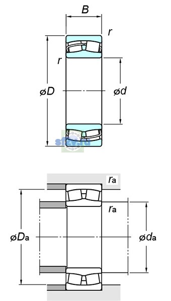 Фото подшипника 23288R