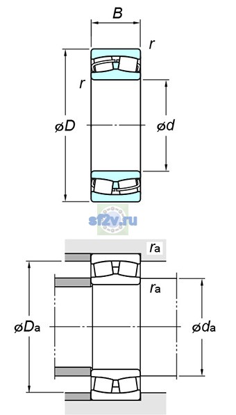 Фото подшипника 23292RHA