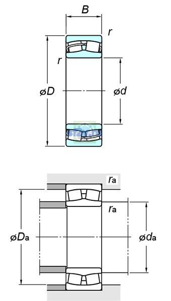 Фото подшипника 24064RHA