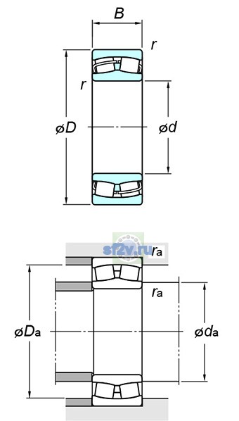 Фото подшипника 24140RR