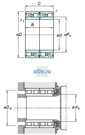 Фото подшипника 25FC17150
