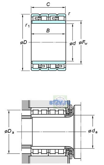 Фото подшипника 28FC19119W