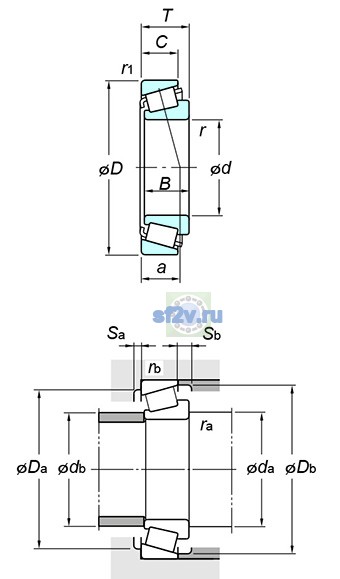 Фото подшипника 30214JR