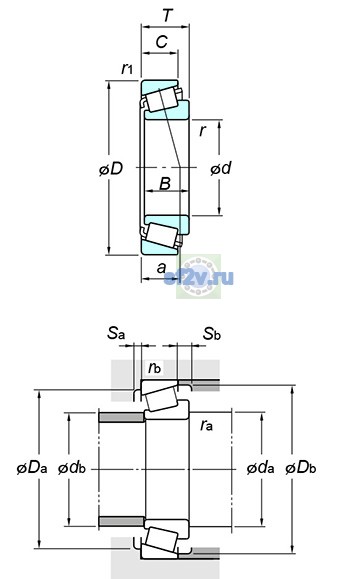 Фото подшипника 30240JR