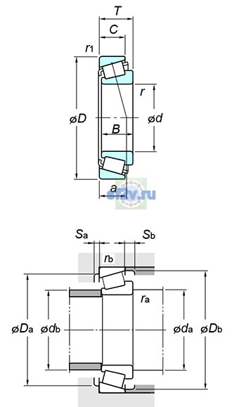 Фото подшипника 30309DJR