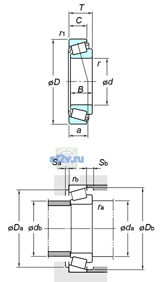 Фото подшипника 30310JR