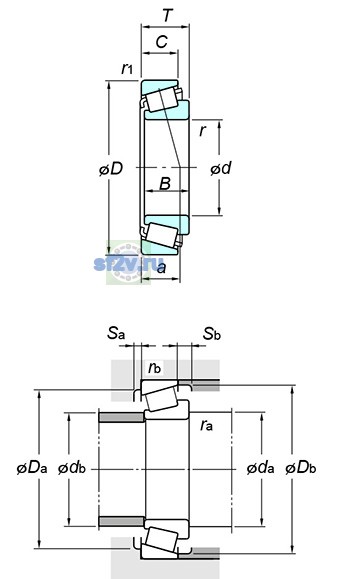 Фото подшипника 30317DJR