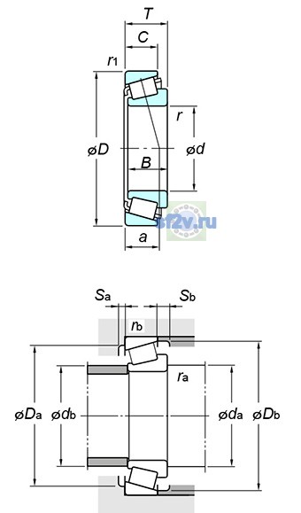 Фото подшипника 30319DJR