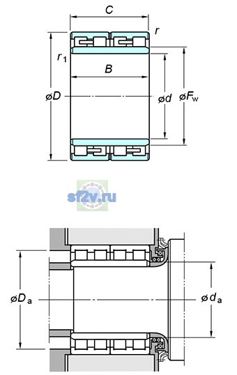 Фото подшипника 30FC21150