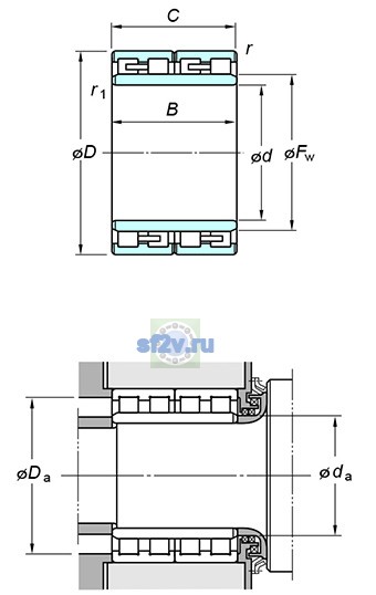 Фото подшипника 30FC22150A