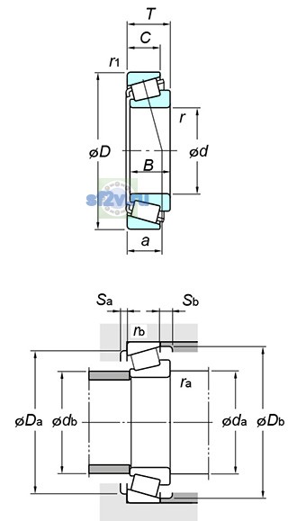 Фото подшипника 32910JR