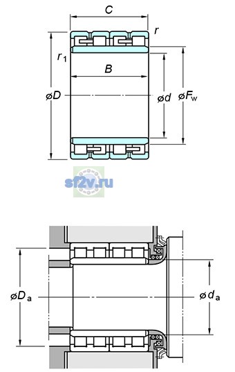 Фото подшипника 32FC24120W