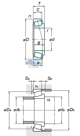 Фото подшипника 33220JR