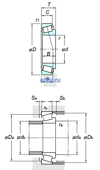 Фото подшипника 33221JR