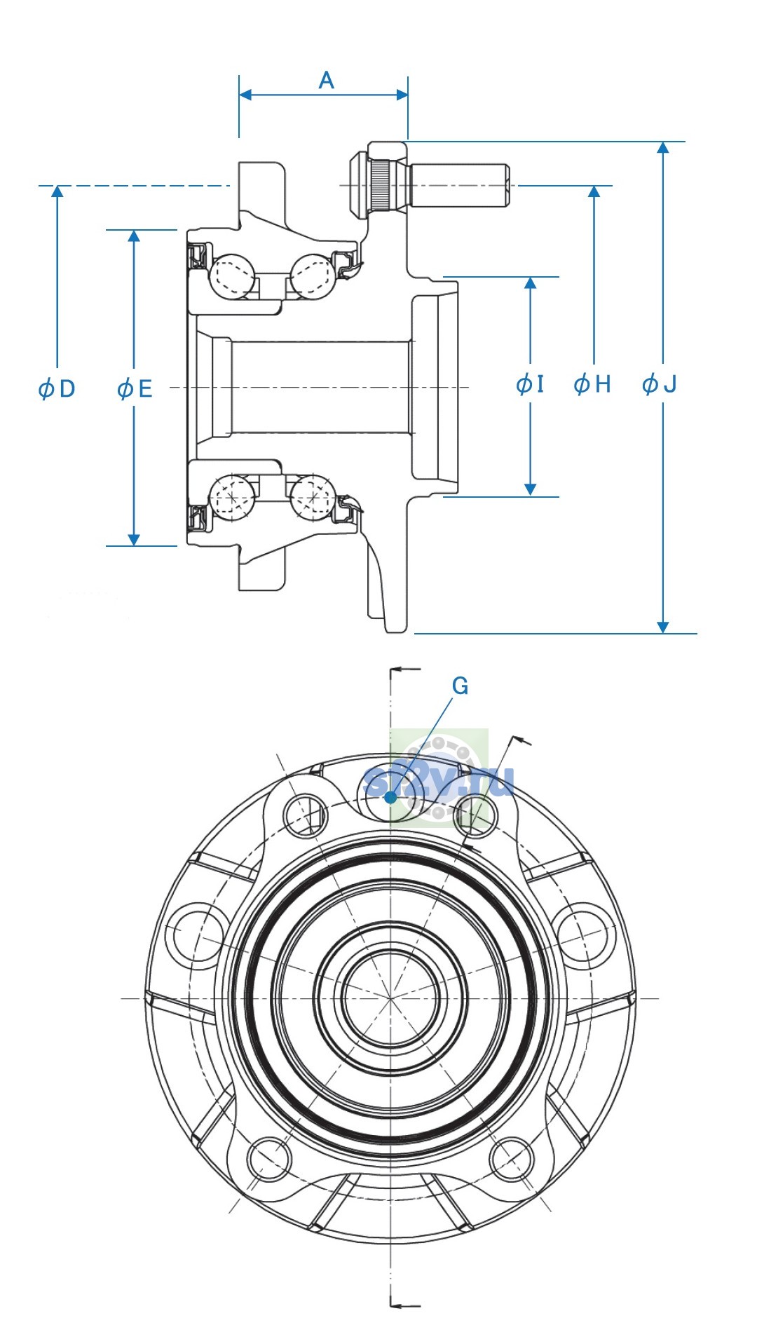 Фото подшипника 3DACF038DB-2F-AM