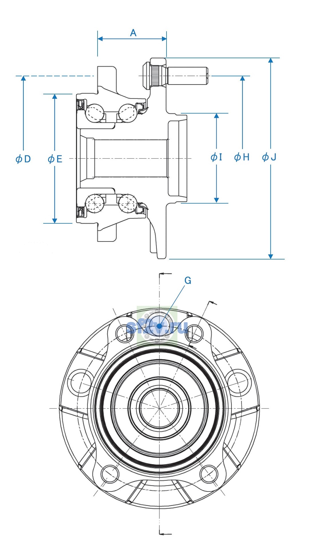 Фото подшипника 3DACF041D-6CR-AM