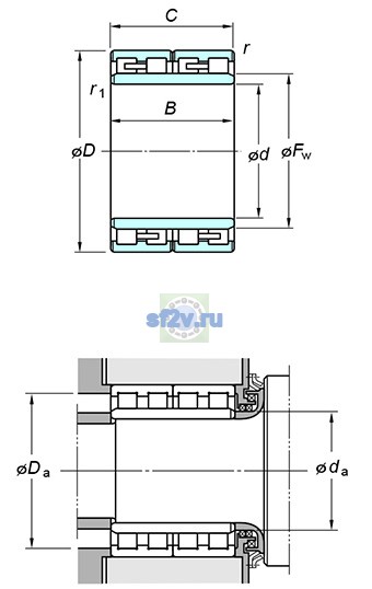 Фото подшипника 40FC31206