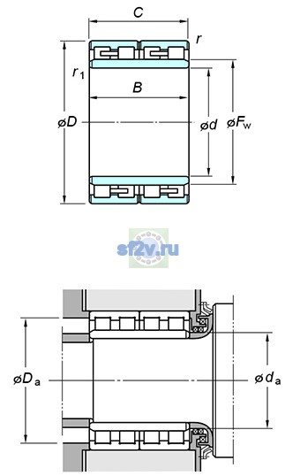 Фото подшипника 41FC30170