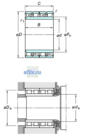 Фото подшипника 44FC32210-1