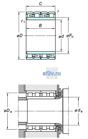 Фото подшипника 44FC34180A
